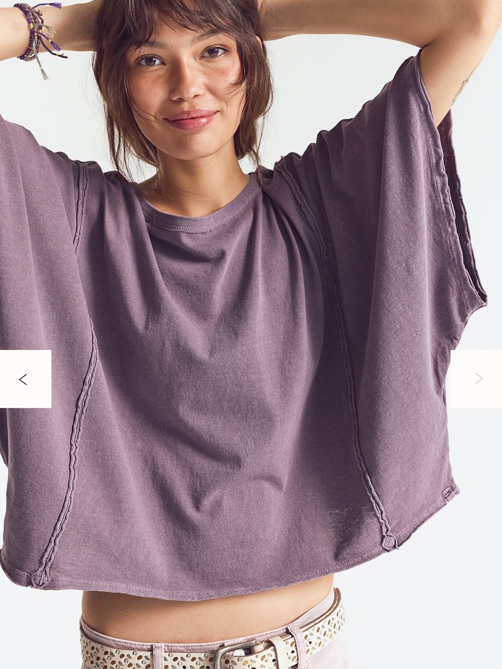 Free People plum slate batwing tee - Picture 9 of 9